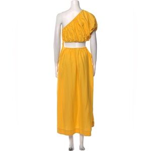 FARM RIO asymetric dress yellow XL
